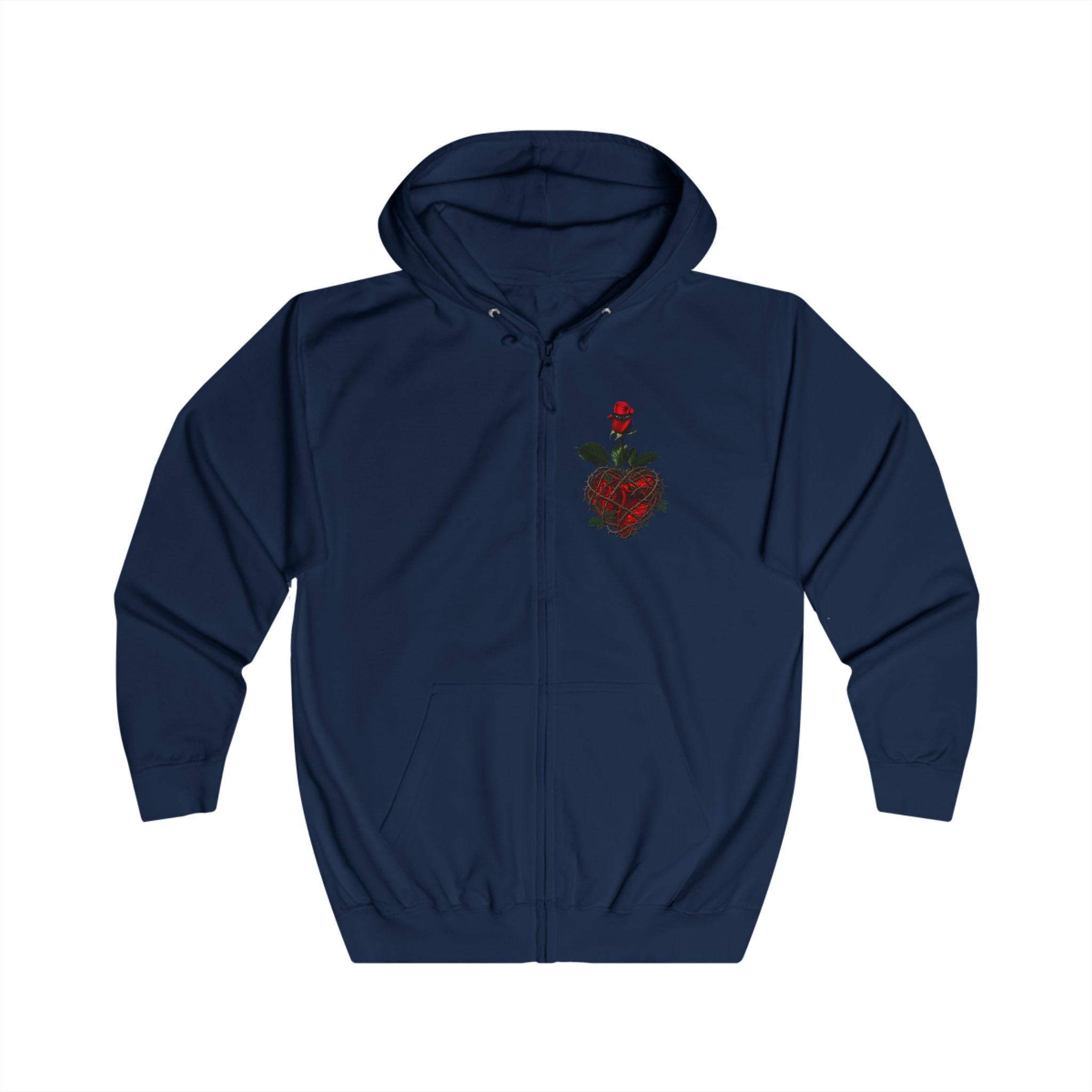 Sweat à capuche zippé Rose