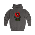 Sweat à capuche zippé Rose