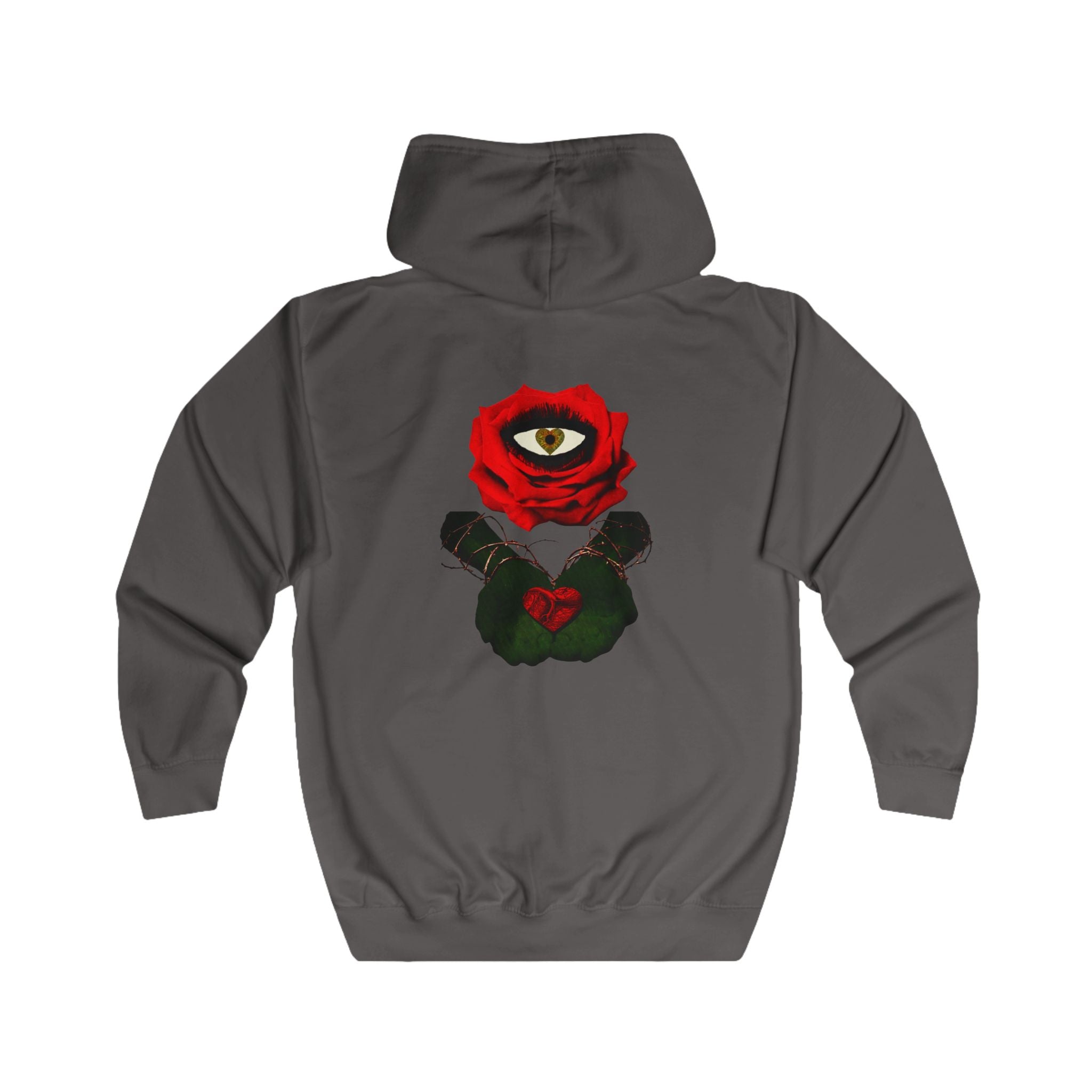 Sweat à capuche zippé Rose