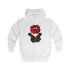 Sweat à capuche zippé Rose