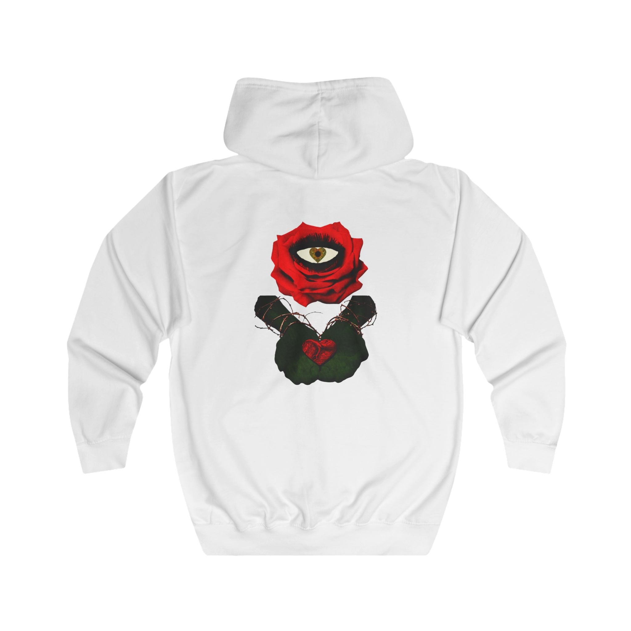 Sweat à capuche zippé Rose