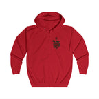 Sweat à capuche zippé Rose