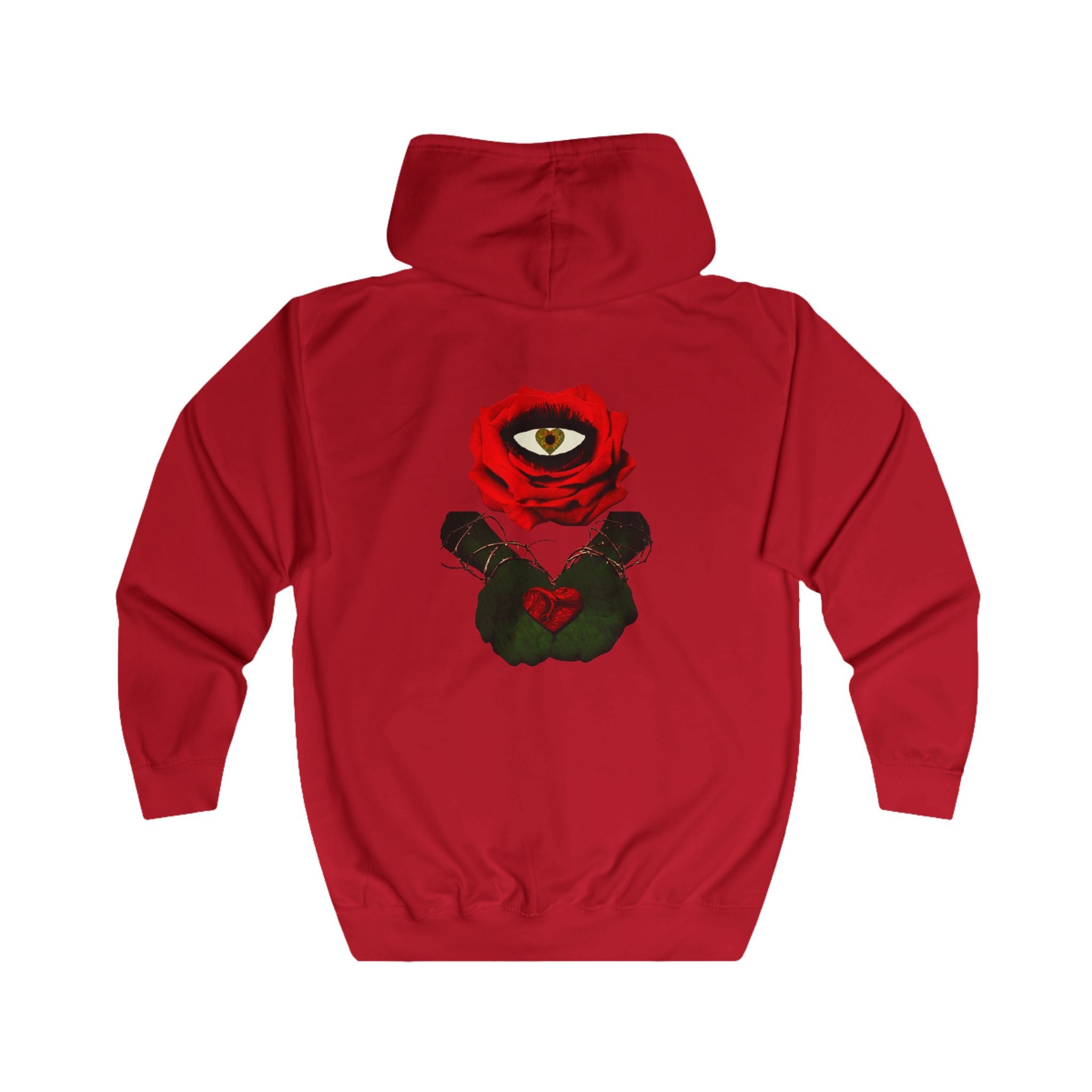 Sweat à capuche zippé Rose