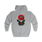 Sweat à capuche zippé Rose