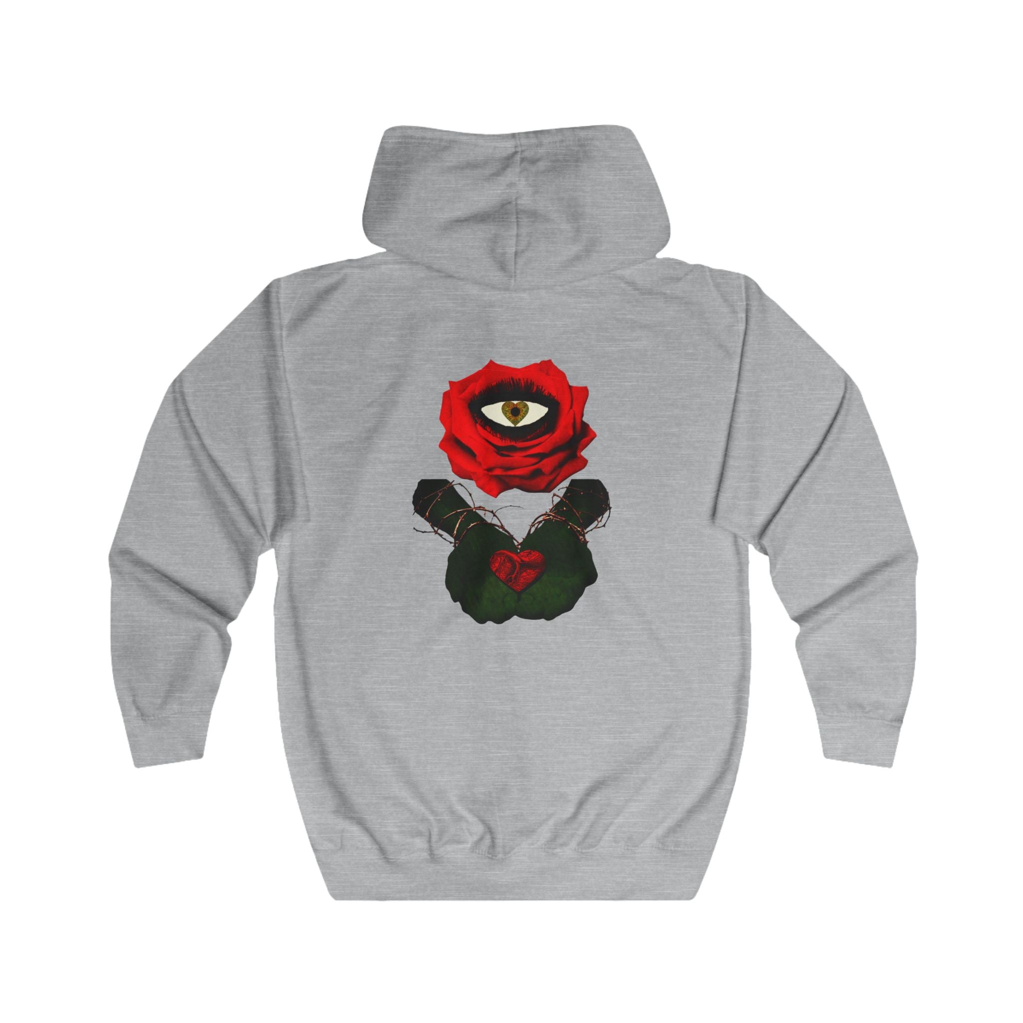 Sweat à capuche zippé Rose