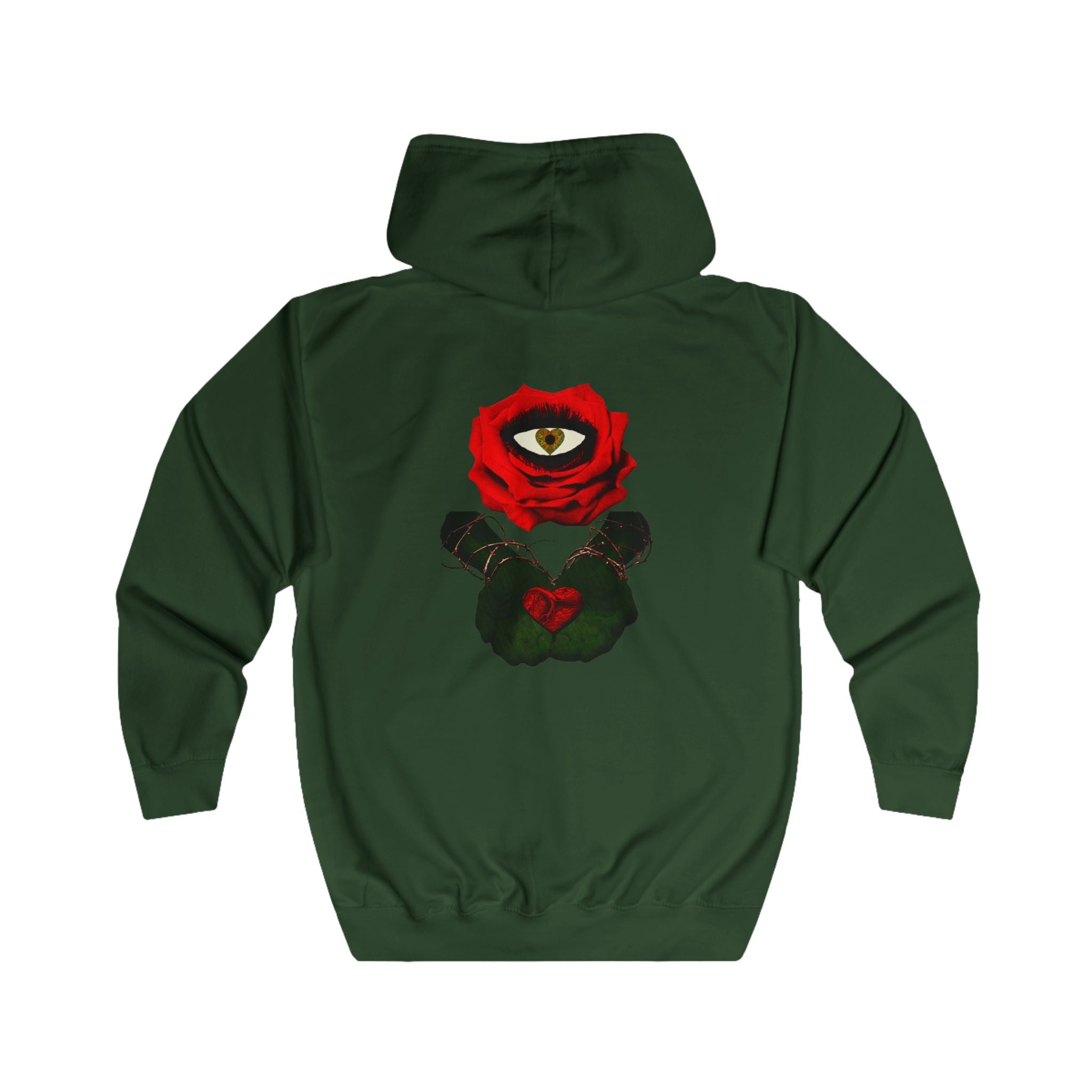 Sweat à capuche zippé Rose